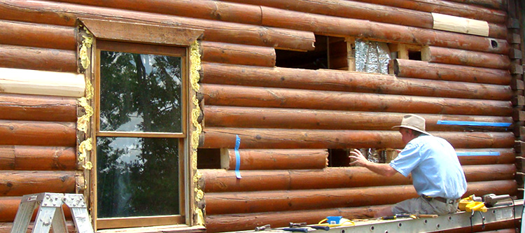 Log Home Repair Echols County, Georgia